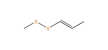 Methyl trans-1-propenyl disulfide